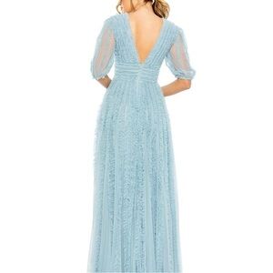 MAC DUGGAL Light Blue Gown